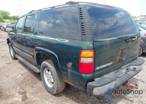 2002 Chevrolet Suburban 1500 Lt z USA, uszkodzony, nr VIN 1GNFK16Z32J186556
